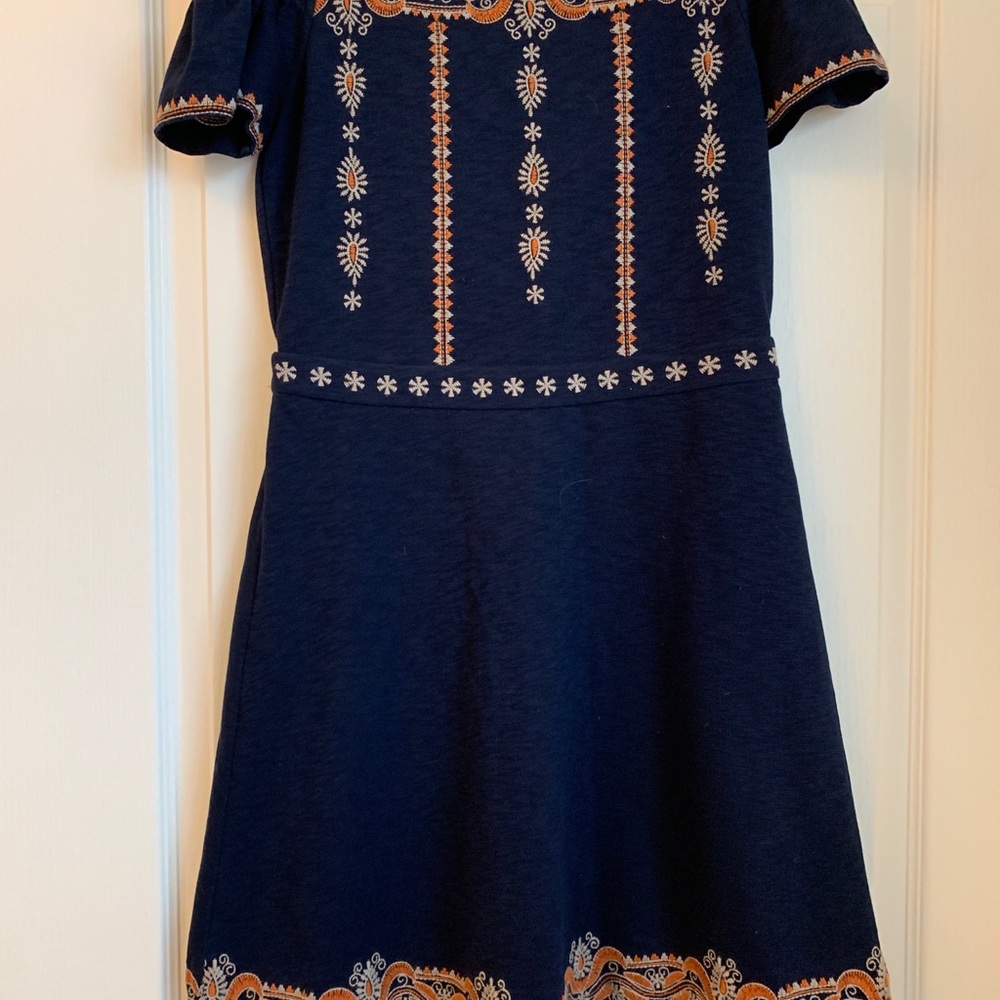 Tory Burch Neil off the shoulder Dress Size Small
